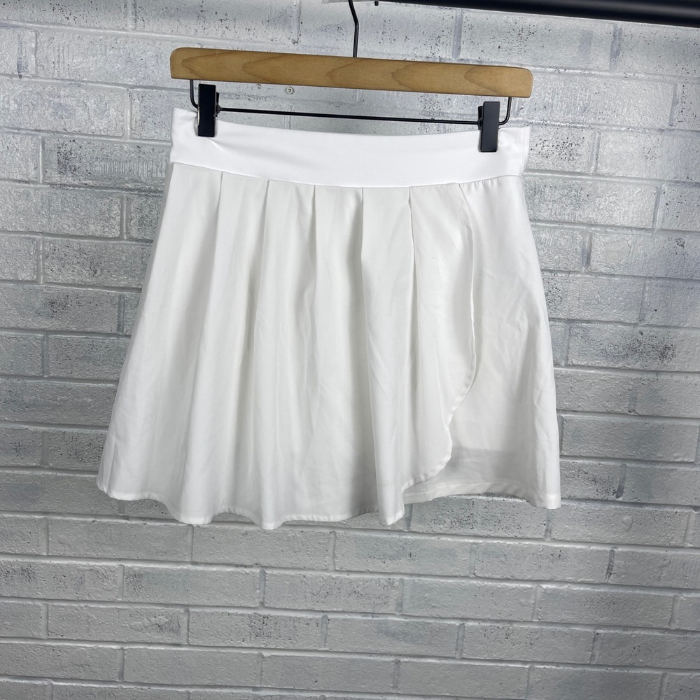 J.Crew White Pleated Active Skort Womens S Tennis Golf Pickleball Running - Picture 2 of 10